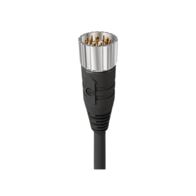 M23 met aangegoten kabel mannelijk